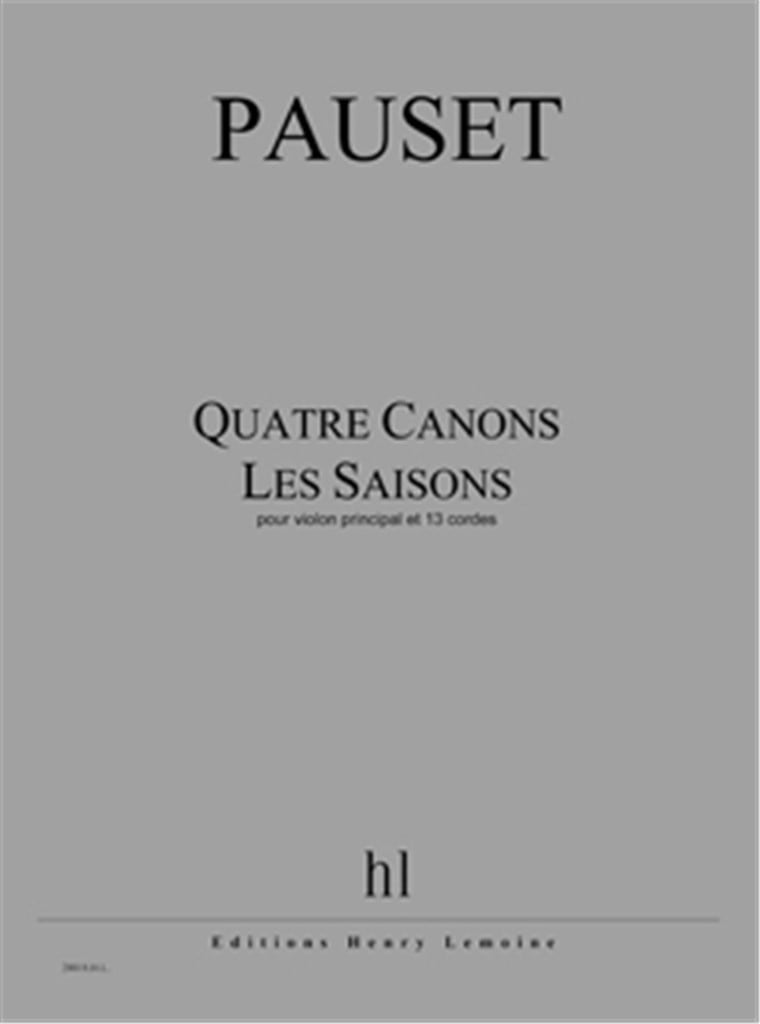 Canons (4) - Les Saisons